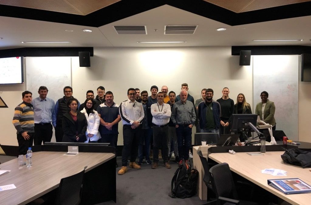 Group photo with the guest lecturer, Mr Peter Yavari and my students at the Managing Complex Projects course at RMIT University, School of Property, Construction and Project Management (PCPM), Melbourne, Victoria, Australia, 2019