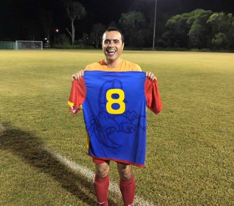 Omid won the second runner at the Brisbane over 30 soccer league in 2018 with Scorpions Club!
